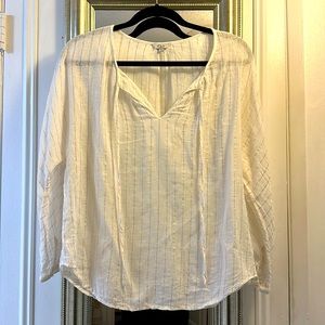 Rails Finn Rose Gold Stripe Top